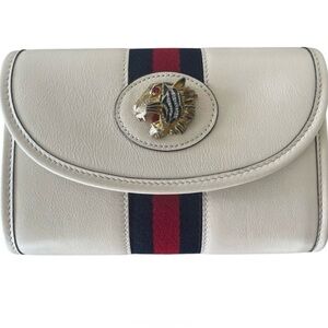 Gucci Tigerhead Rajah Crossbody Bag – Off White | Mini | Gently Used P0092